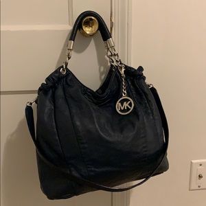 Blue Michael Kors bag